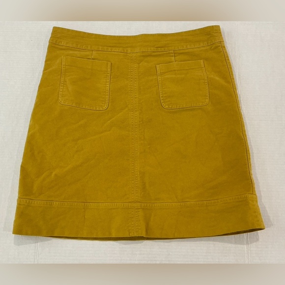 Boden Imogen Yellow High Waisted Mini Skirt Size 12L - Picture 7 of 8